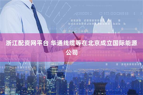 浙江配资网平台 华通线缆等在北京成立国际能源公司